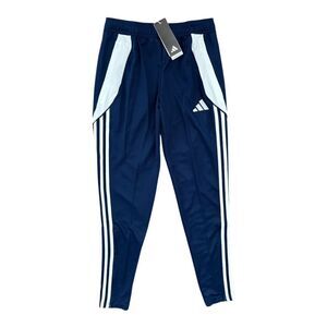 NWT Adidas Tiro 24 Sweatpants Navy Blue Signature Stripes Men’s Small IR9343